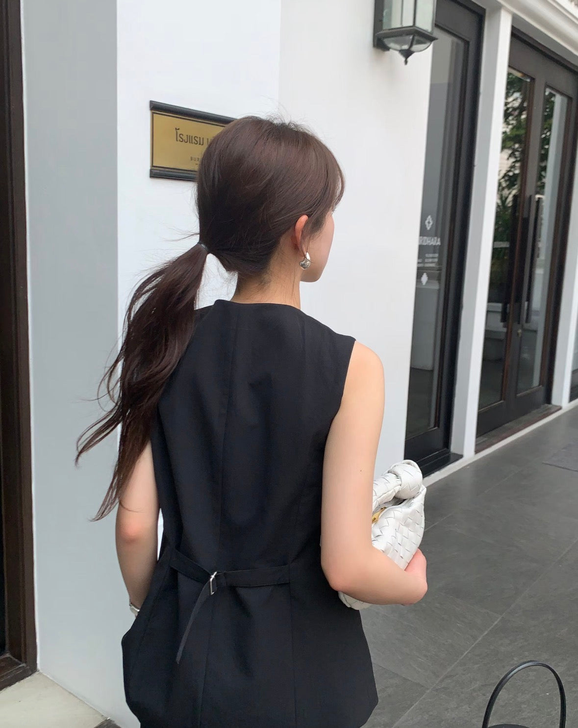長版西裝馬甲背心