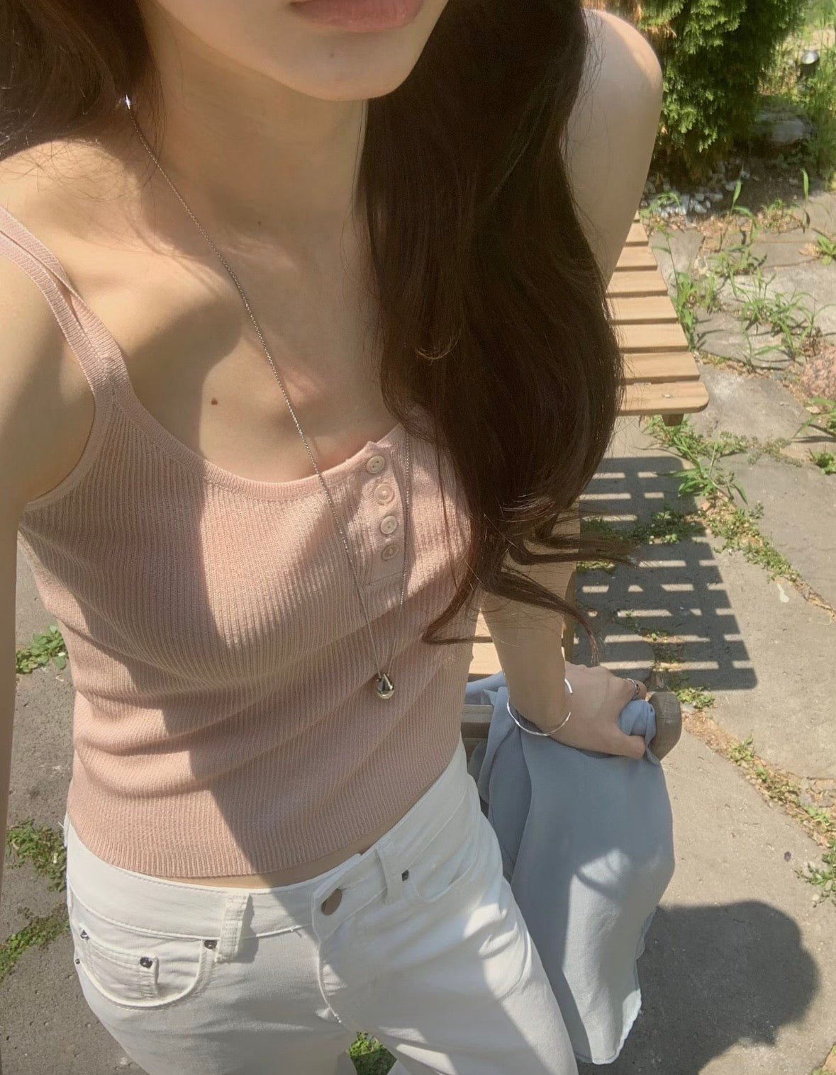 夏日嫘縈細肩帶背心