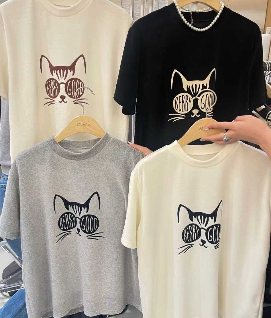 酷眼貓t shirt
